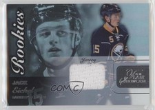 2015 Upper Deck Fleer Showcase Flair Row 0 Rookies Materials Jack Eichel #65 2o7