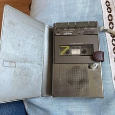 SHARP Vintage Cassette Player Brown Portable Audio Walkman Junk AS-IS