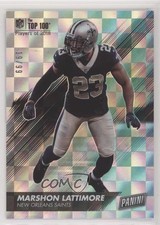 2018 Panini Day The Top 100 Checkerboard 19/99 Marshon Lattimore #82 0b2