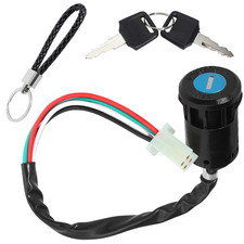 Ignition Key Switch for ATV Quad Scooter Go Kart Moped Buggy Pocket Mini Dirt Su