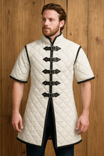 Medieval Padded Armor Quilted Jacket for LARP, Reenactment, SCA Cosplay