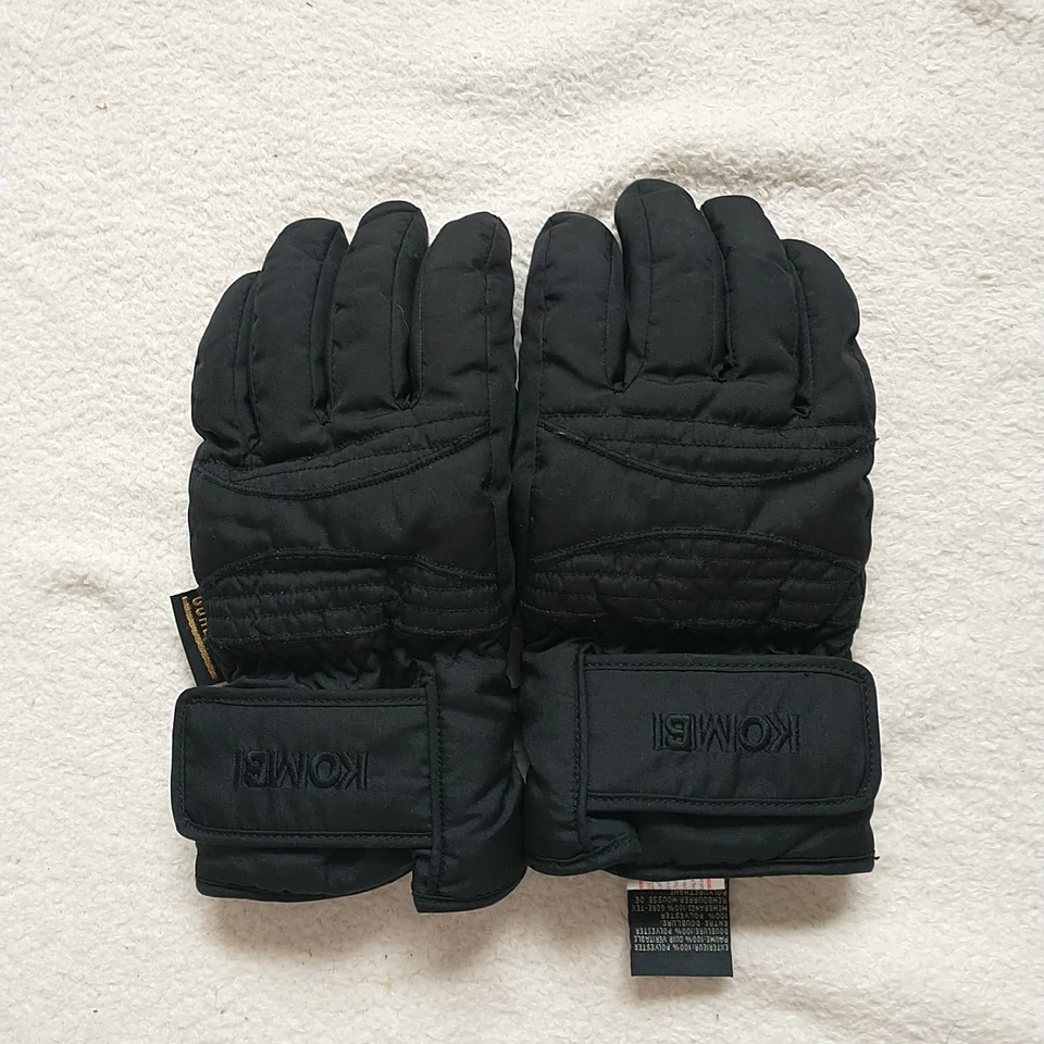 KOMBI Guantes Mujer S Negro Gortex Invierno Esquí Snowboard Cuero Palma Exterior Foto 4 de 4