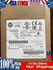 New Allen Bradley 25B-D4P0N114 /A Powerflex 525 AC Drive 2HP Surplus SEALED