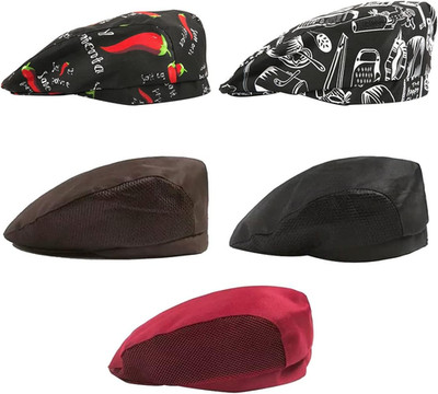 Kochmütze Koch Hut Unisex Mütze Kopfbedeckung Küche Arbeitskleidung Chef Hats fü