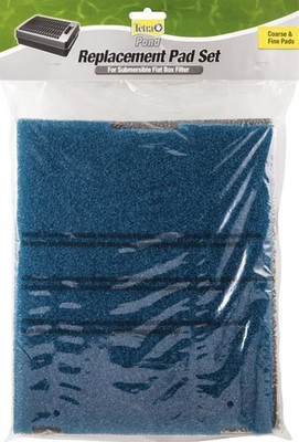 3-Pack- Tetra Pond Submersible Flat Box Filter Replacement Foam