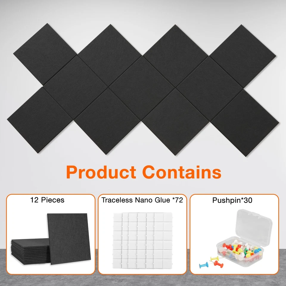 Large Cork Boards for Walls 48" x 36" 12 Pack Bulletin Boards Alternative Cor... - Image 3 of 4