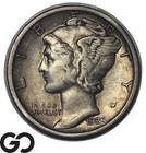 1928-D Mercury Dime *Key Date, Low Mintage* XF++