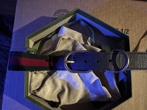 Gucci Dog Collar with Receipt, Box and Dust Bag - Authentic - Pre-Owned L / XL