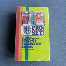 1990-1991 Pro Set Soccer Wax Box 48 Packs Collector Cards NEW & FACTORY SEALED 