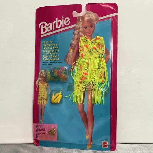 VTG Mattel Barbie Bead Fun Fashions #12625 NEW NRFB