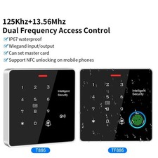 Smart Fingerprint Keypad Door Lock Electric Gate Opener 30mA Home Access System