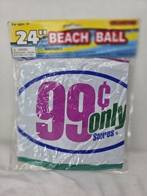 99 Cents Only Stores Beach Ball 24 Inch Inflatable Toy