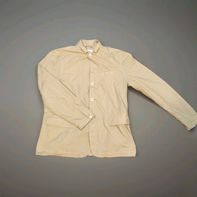 Alex Mill Work Jacket Cotton Ivory Chore Button Up Shirt Jacket Size Medium Mens