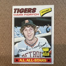 Topps 1977 Mark Fidrych Rookie All-Star Detroit Tigers #265 Baseball Card. rookie card picture