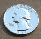 8 Washington Quarters - Gem BU 90% Silver U.S. Coins