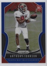 2019 Panini Prizm Rookies Blue Prizm Anthony Johnson #370 rp9