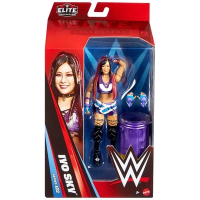 MATTEL WWE Elite Collection Action Figures Series 122 Iyo Sky Interchangeable Hands*NEW