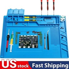 Soldering Mat,Insulation Silicone Magnetic Repair Work Station Mat HeatResistant