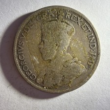 1917 - Canada -  25 Cent - Silver Quarter - 350