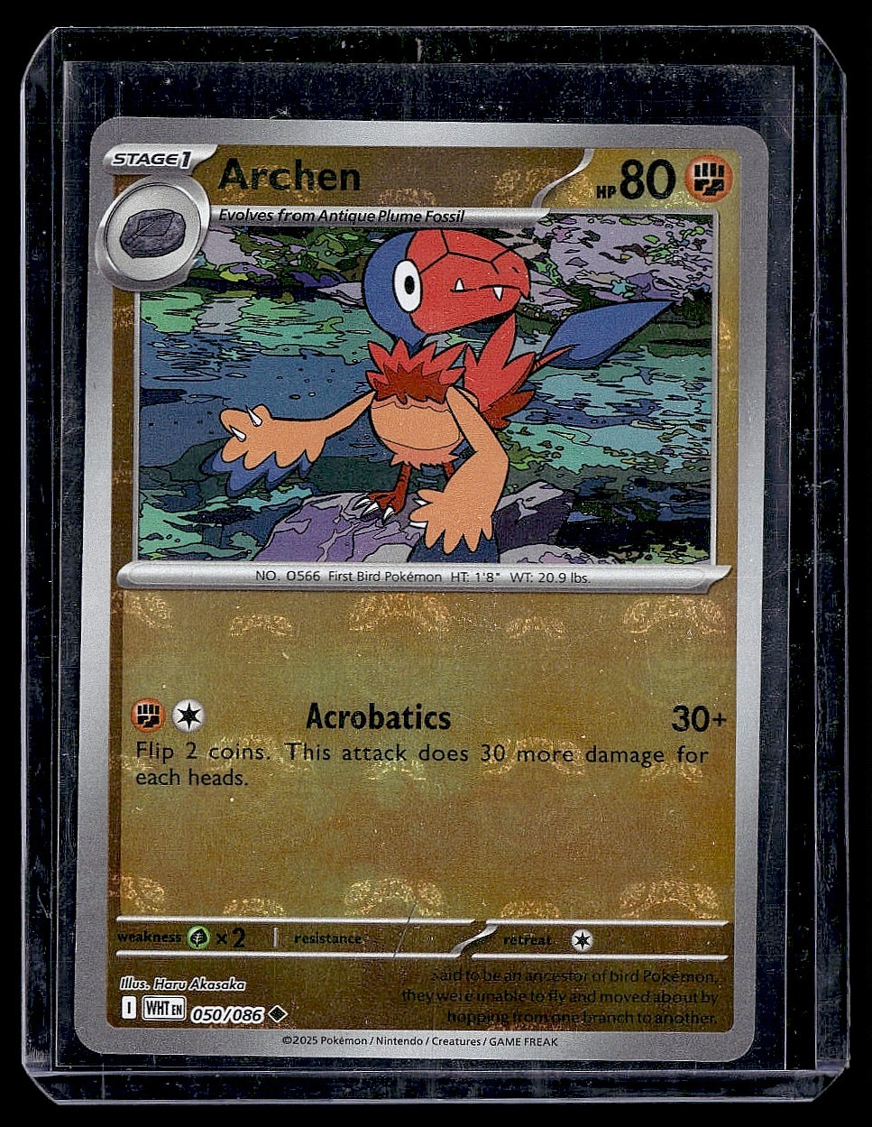 2025 Scarlet & Violet Series - White Flare Archen Uncommon #50