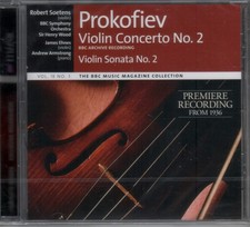Image of Sergei Prokofiev - Violin Concerto No. 2 / Violin Sonata No. 2 - CD - F1460z