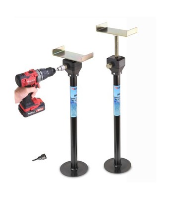 LIBRA Set of 2 Heavy Duty Quick-Lift RV Slide Out Stabilizer Jacks 5000lbs Ad...