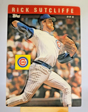 1985 Topps 3-D Baseball Stars Rick Sutcliffe #29 w/ Original Wrapper NM-MT -CB41
