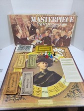 Masterpiece The Art Auction Board Game Parker Brothers VTG 1970