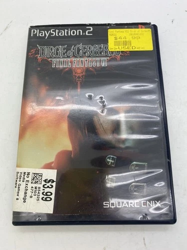PS2 Final Fantasy VII: Dirge Of Cerberus - Black Label
