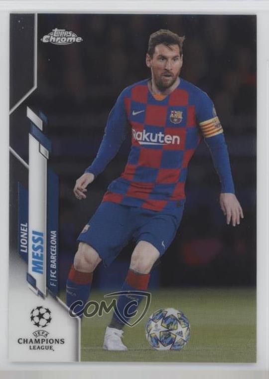 2019-20 Topps Chrome UCL Lionel Messi #1 0up2
