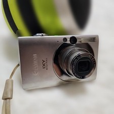 Canon IXY DIGITAL 25 IS Silver Compact Digital Camera Tested Working Japan