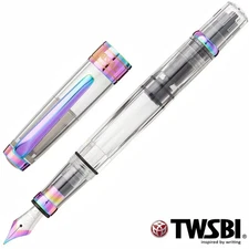 F Nib - NEW TWSBI Fountain Pen Diamond 580 Iris - Rainbow