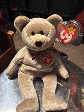 Ty Beanie Babies "Signature" Teddy Bear 1999 Plush Toy New Original Tag 8"