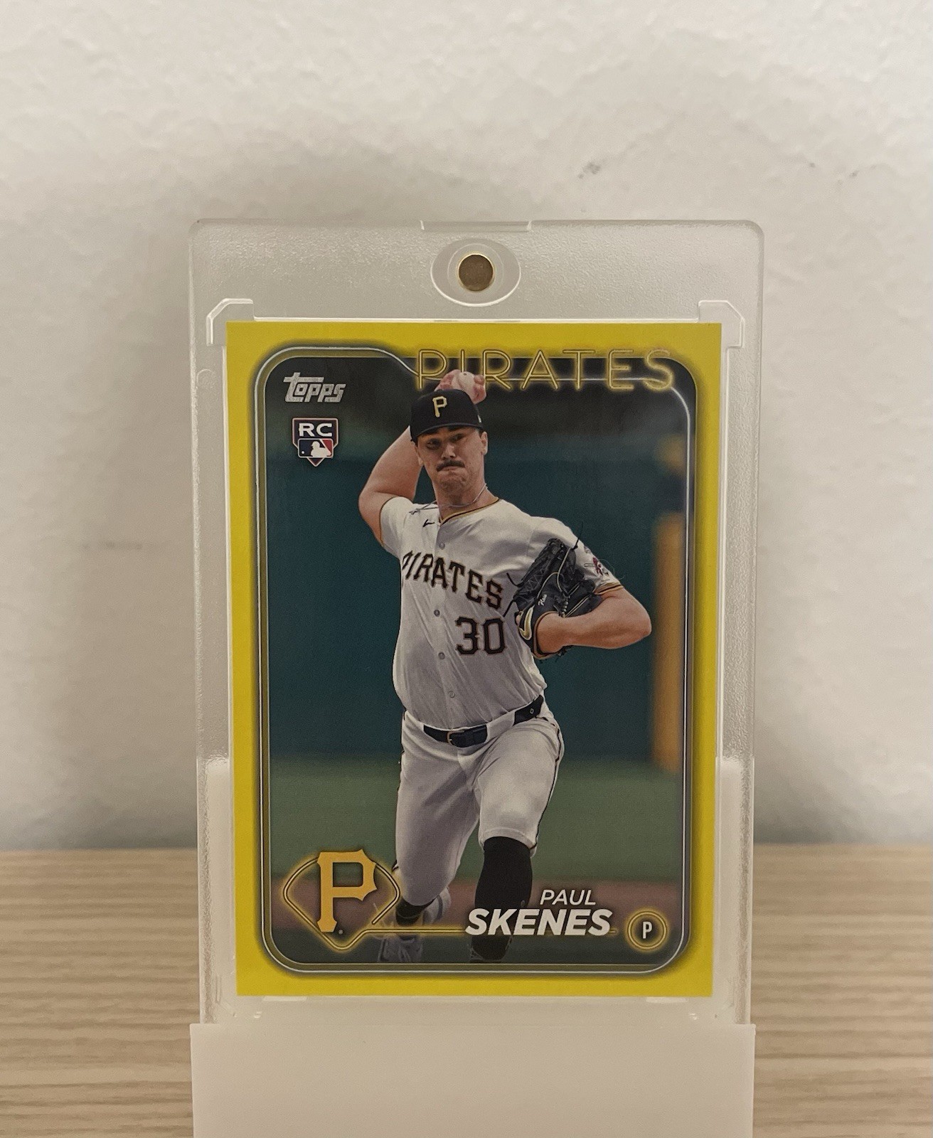 2024 Topps Update Series Paul Skenes #US100 Yellow Uniform (RC)