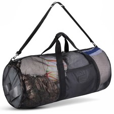 129L 35" Large Mesh Duffle Bag for Scuba, Snorkeling  Water Sports