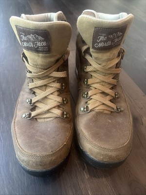 The North Face Back-To-Berkeley Redux Leather Boots Brown Mens 11.5 Lace Up