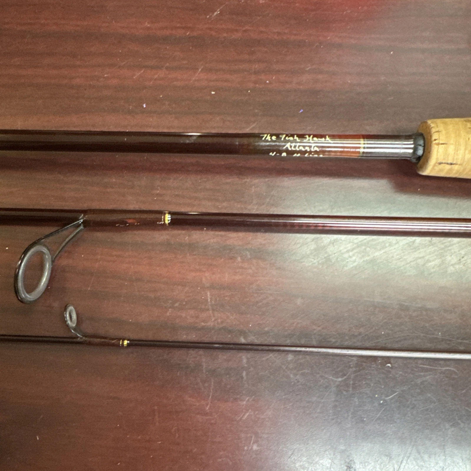 The Fish Hawk Atlanta 4-8 lb ML 3 PC Travel Rod Spinning