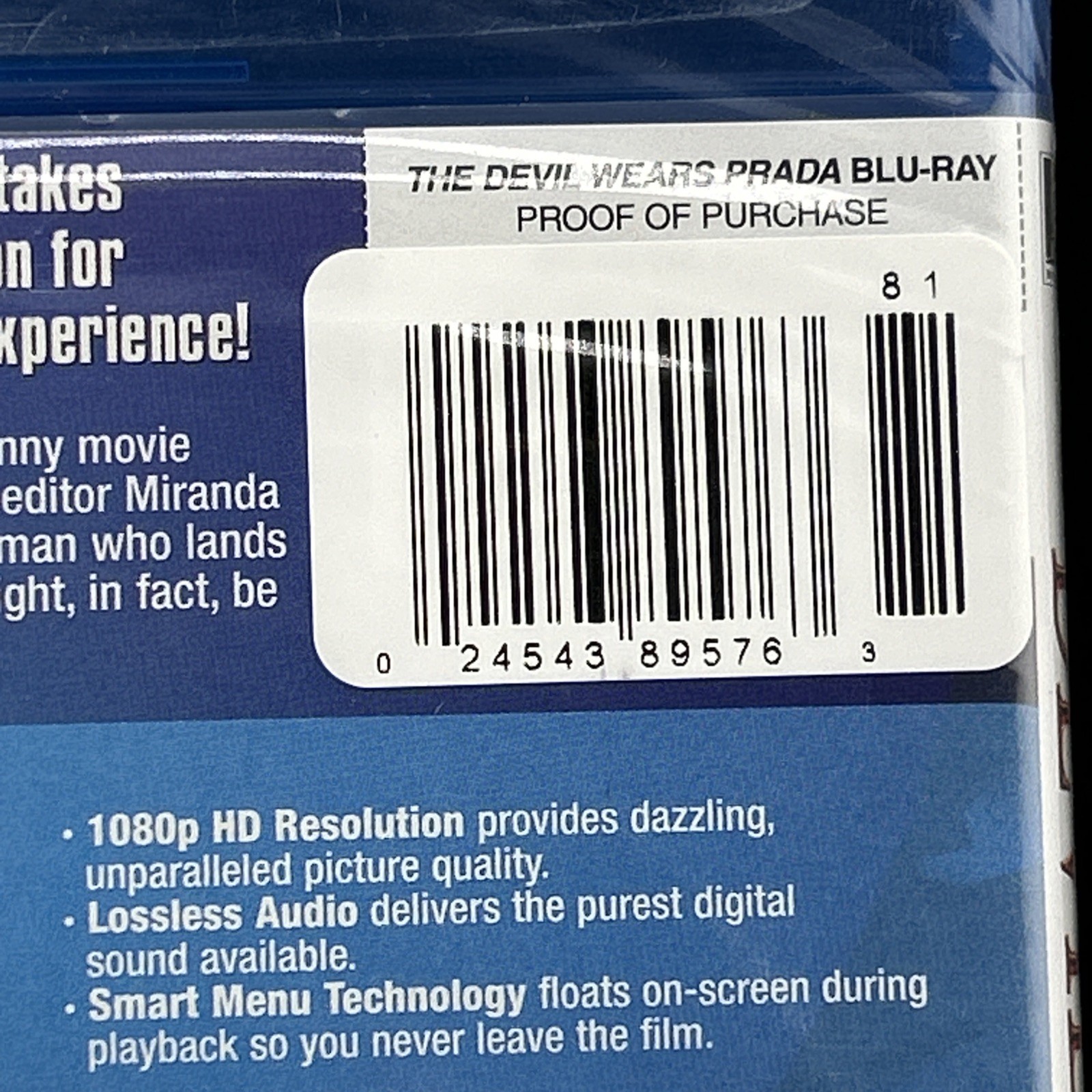 NEW The Devil Wears Prada (Blu-ray, 2006) Meryl Streep, Anne Hathaway OOP SEALED thumbnail 3
