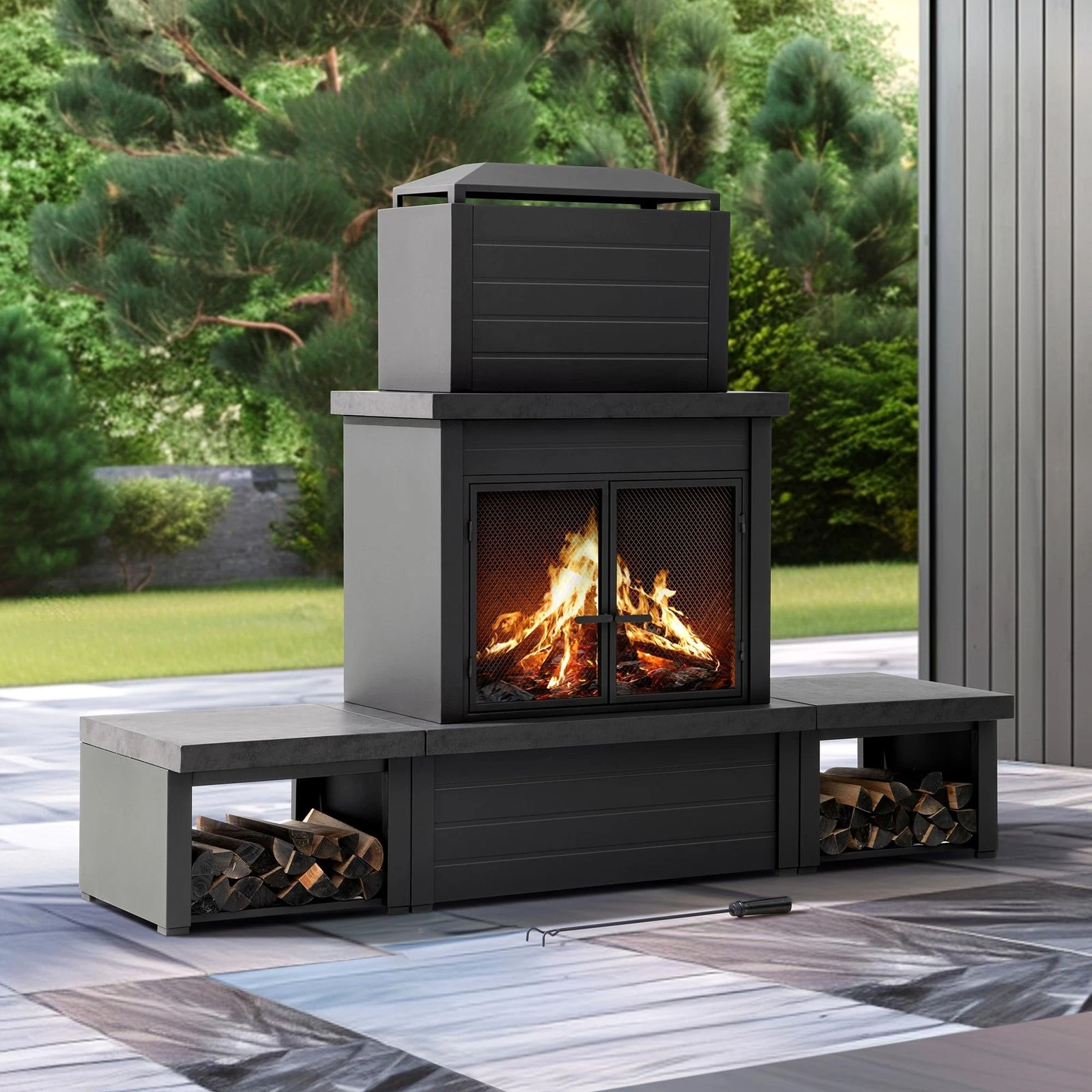 Sunjoy Fireplace