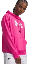Under Armour Women's Fleece Big Logo Hoodie (Virtual Pink) 1389286-622