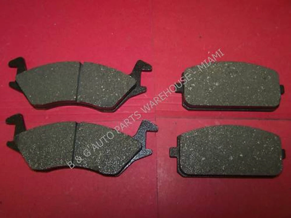 Almohadillas orgánicas delanteras Bendix D180 para Toyota Starlet 1981-84 Tercel 1980-82 Foto 2 de 2