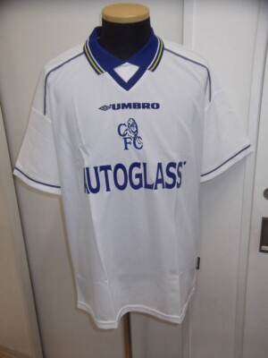 Chelsea FC 1997 1998 Large S/S Football Shirt Home Jersey LONDON