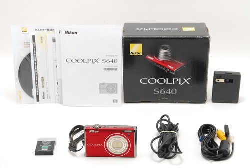 Nikon COOLPIX S640 Digital Compact Camera Pink 12.2MP 5x