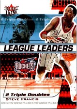 2001-02 Ultra #12 LL Steve Francis League Leaders basketball card 7TTT