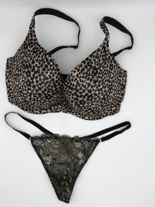 victoria secret animal print bra