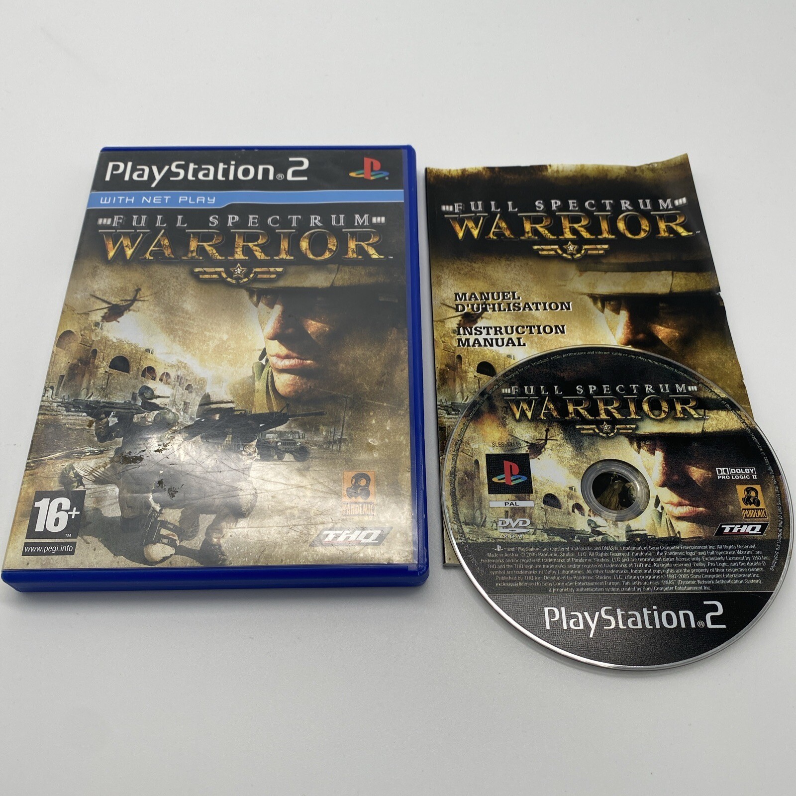 Full Spectrum Warrior PS2 Sony PlayStation 2 Complet PAL