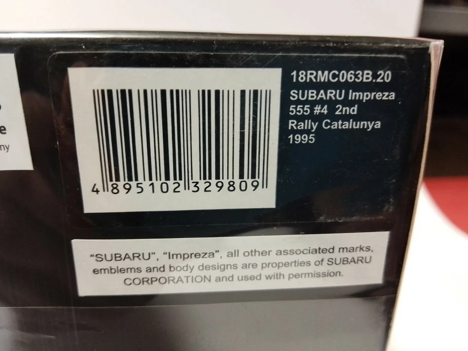 IXO Subaru Impreza 555 #4 McRae Rally Tour de Corse 1995 1/18 18RMC063B - Immagine 3 di 3