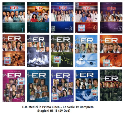ER E.R. Ärzte an vorderster Front - Die komplette Serie Staffeln 01-15 (49 DVDs)