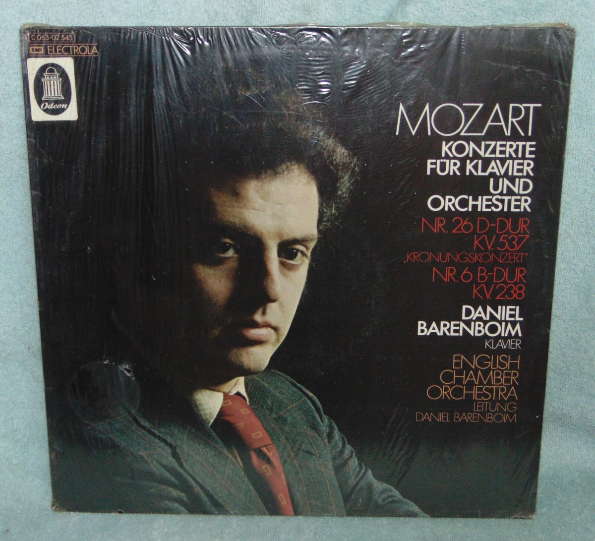 英LP MozartPianoConcertos DanielBarenboim Mozart--Konzerte Fur Klavier und Orchester--Daniel Barenboim--SS