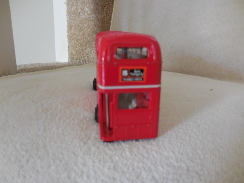 LONDON Marble Arch Red Double Decker British Tour Bus Diecast Metal & Plastic - Picture 4 of 6